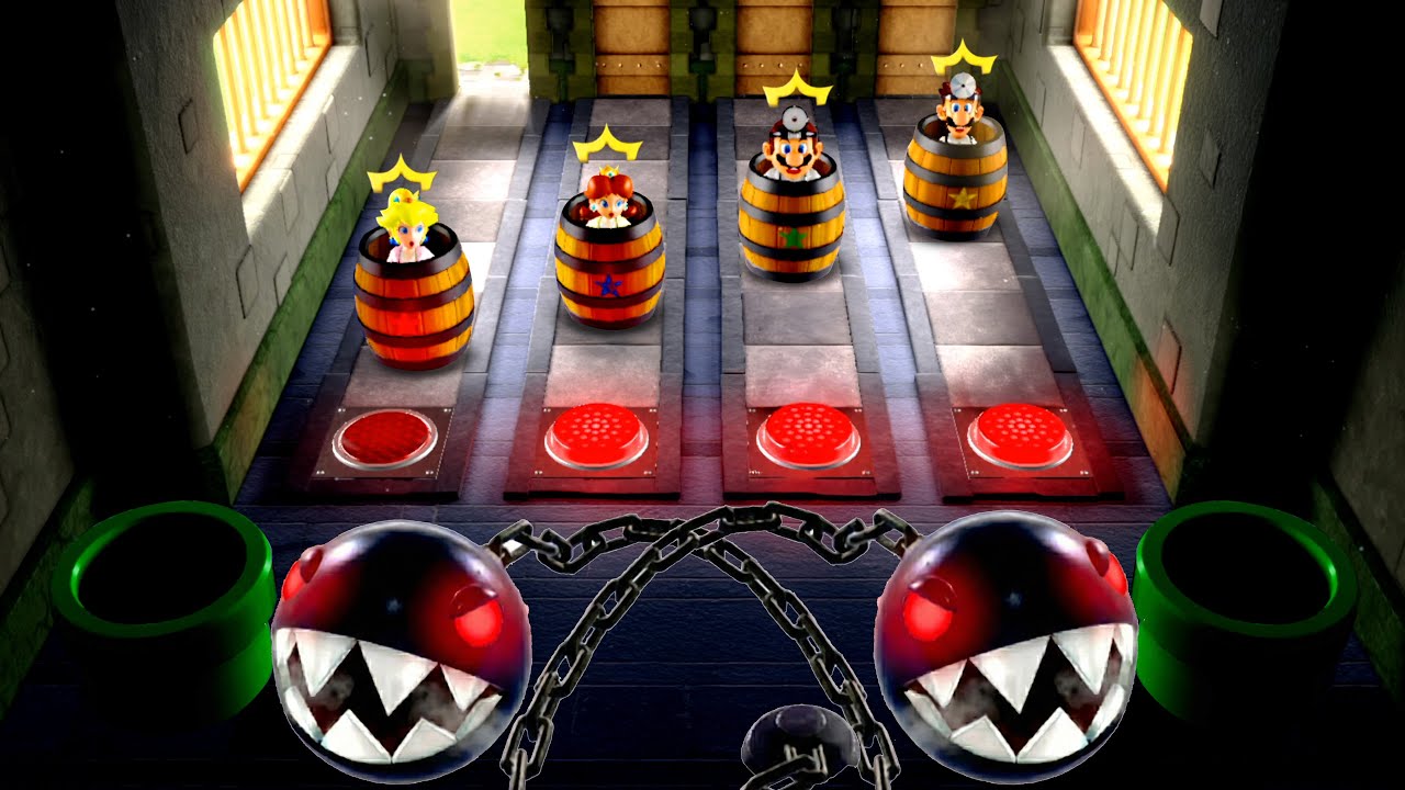 【マリオパーティ スイッチ】ドクターミニゲーム頂上決戦！ピーチ Vs マリオ Vs デイジー Vs ルイージ 4K UHD (2160P)