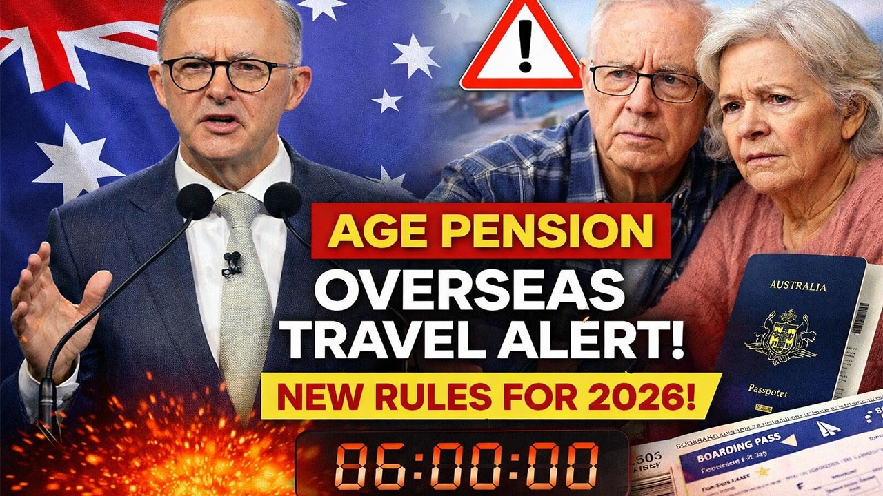 🚨 Age Pension 2026 TRAVEL WARNING! 6-Week Rule & Overseas Payment Cuts Explained