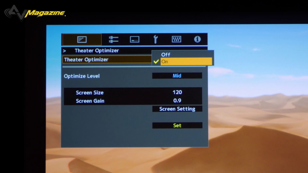 JVC Theater Optimizer DLA-N5/N7/NX9