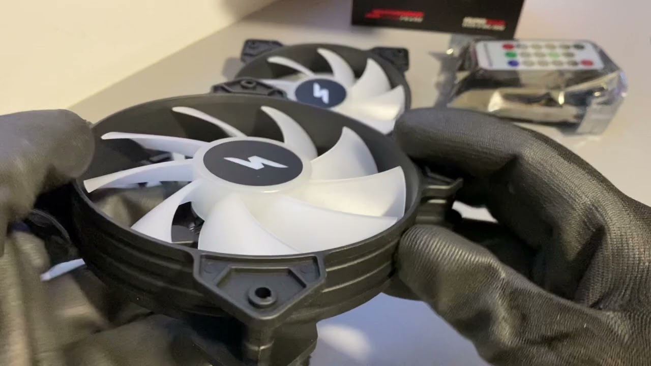 KIT FANS COM CONTROLADORA SUPERFRAME SWIFT ARGB - ASMR Unboxing