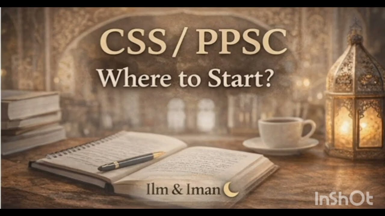 1️⃣ CSS & PPSC Complete Roadmap | Step by Step Guide for Beginners