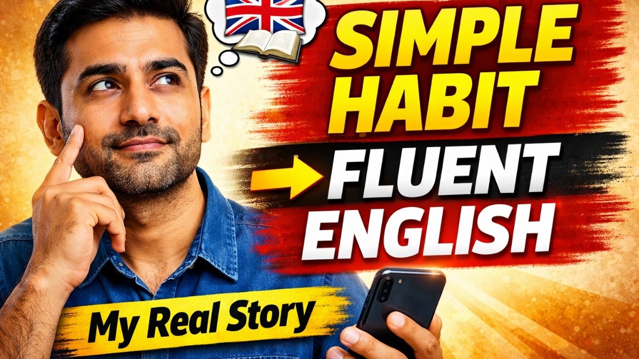 Simple Habit Made Me Fluent in English | Improve English Speaking Fast | Real Story