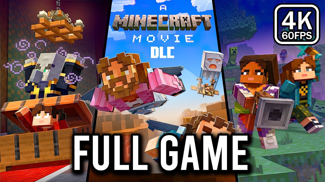 A Minecraft Movie DLC - Full Gameplay Walkthrough PS5 (4k 60fps) - No Commentary