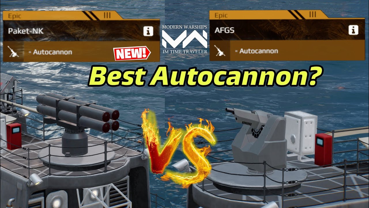 Paket-NK Vs AFGS ⚡ Best Autocannon? | Modern Warships
