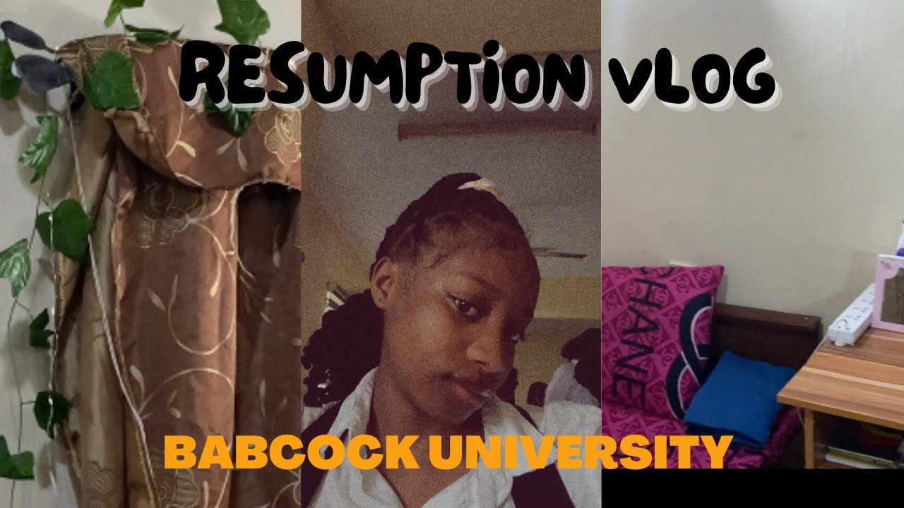 Babcock University School Resumption Vlog// Road trip + Unpacking.