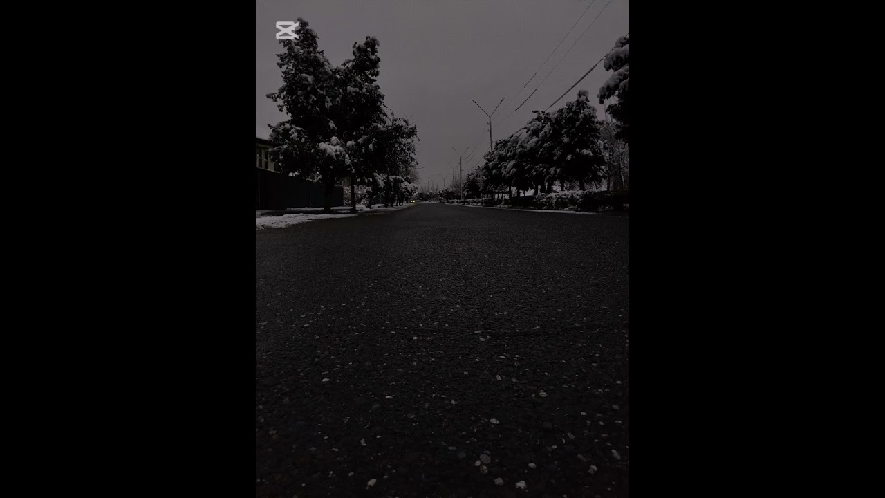 Driving in the snow ASMR
