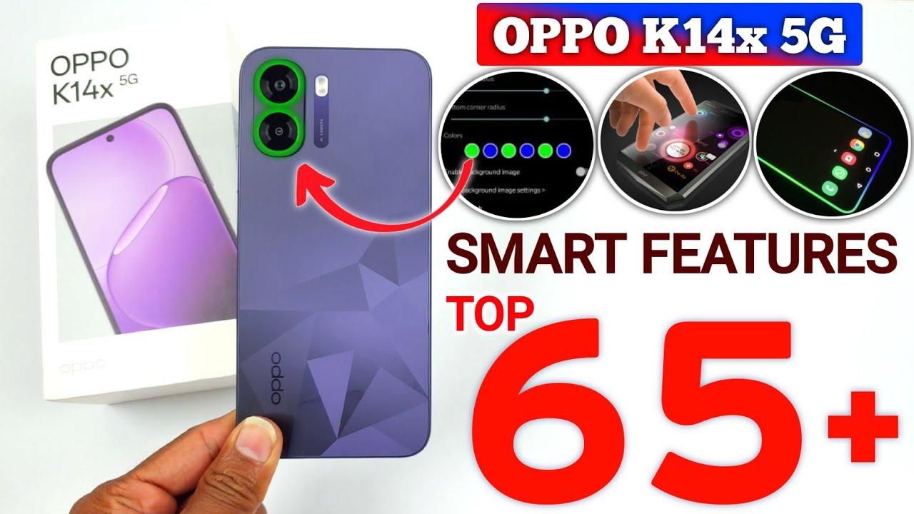 Oppo K14x 5g Tips and Tricks Hidden Features | 65+ Smart Features | Oppo K14x 5G