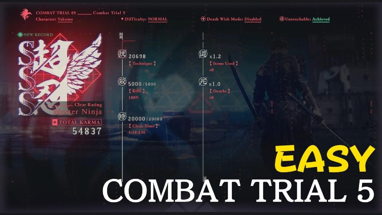 NINJA GAIDEN 4 : COMBAT TRIAL 5 - Easy Method/Accessories