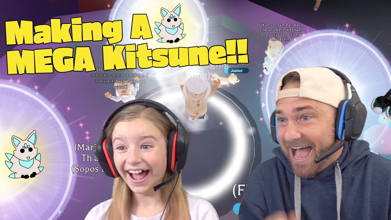 Making A MEGA Neon Kitsune!! Roblox Adopt Me!!!
