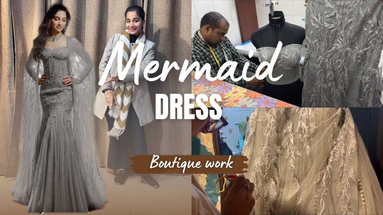 From Fabric to FAIRYTALE 🧵🧜‍♀️ | Mermaid Outfit Made From Zero 