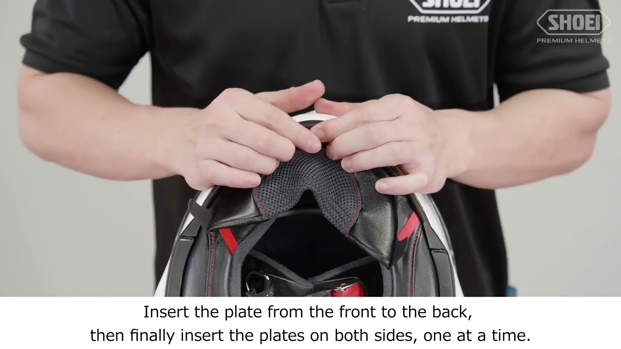 [ SHOEI Official ] How to attach and remove the chin curtain R