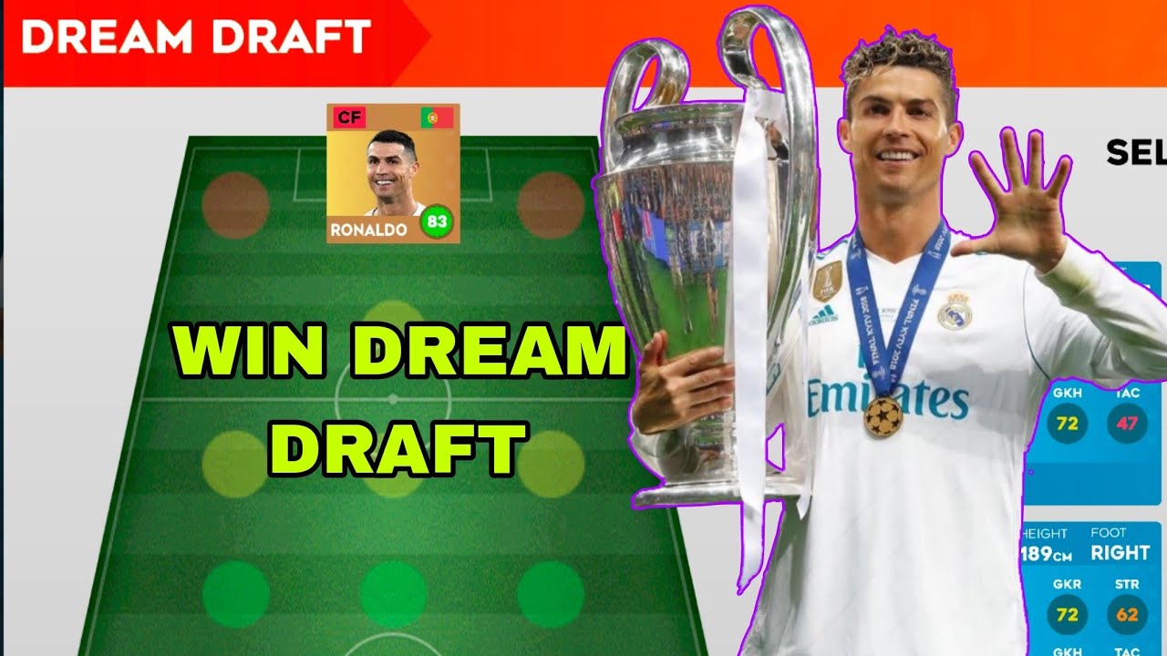 THE GREAT DREAM DRAFT IN DLS 24. WITH RONALDO.