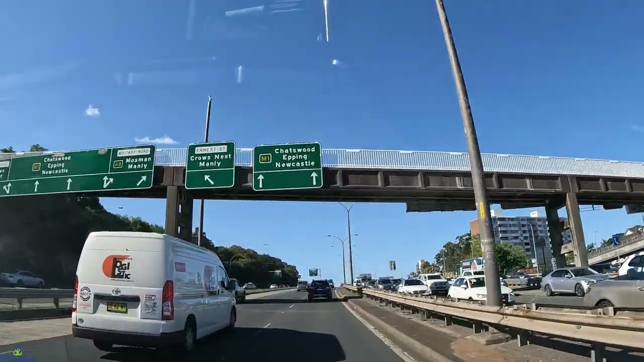 Sydney Driving | Sydney CBD to Chatswood via Harbour Bridge and Pacific Highway | Sydney Australia