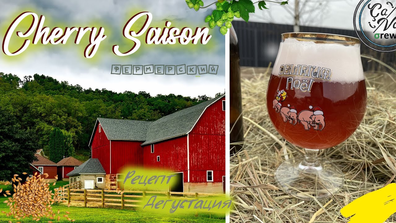Cherry Saison | ВИШНЕВОЕ фермерское ПИВО
