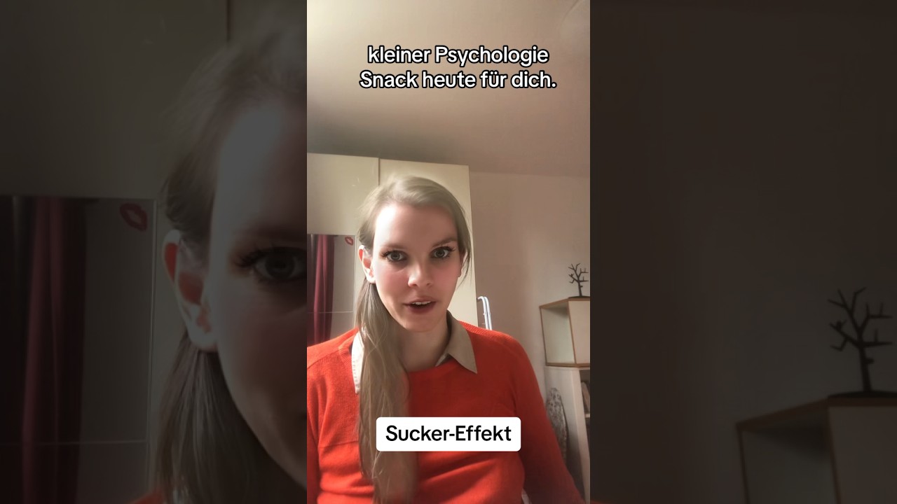 Was ist der Sucker-Effekt? #psychologie
