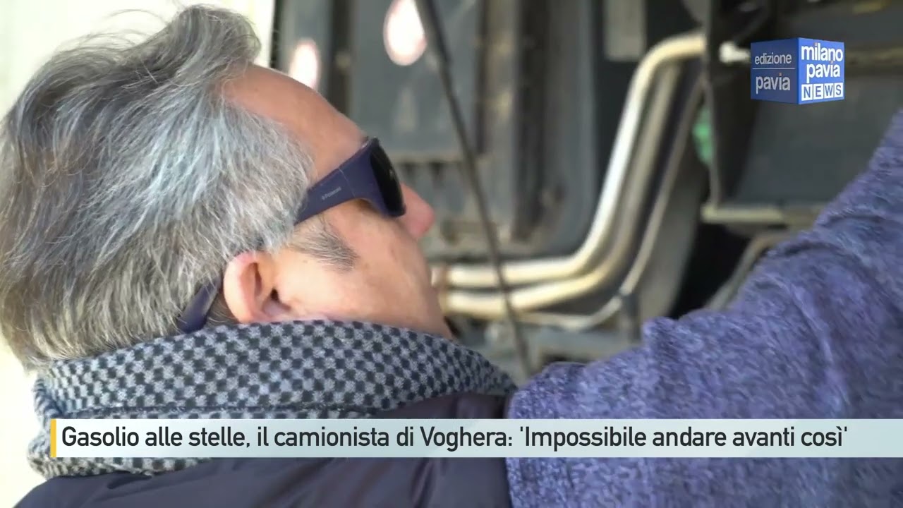 Gasolio alle stelle, il camionista di Voghera: 'Impossibile andare avanti così'