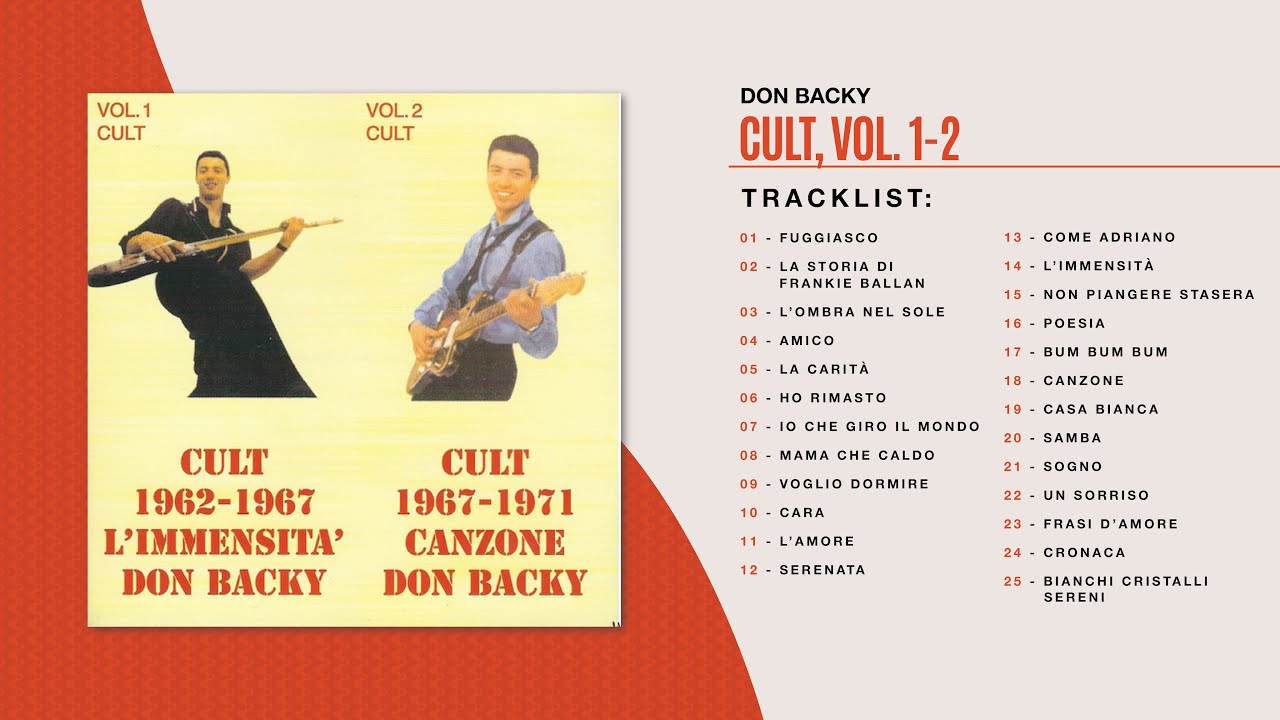 Don Backy - CULT, VOL. 1-2 (Album Completo)