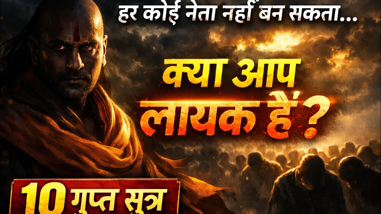 “हर कोई नहीं बन सकता महान नेता! जानिए 10 गुप्त सूत्र”#महान_नेता#Leadership#ChanakyaNiti#SuccessTips