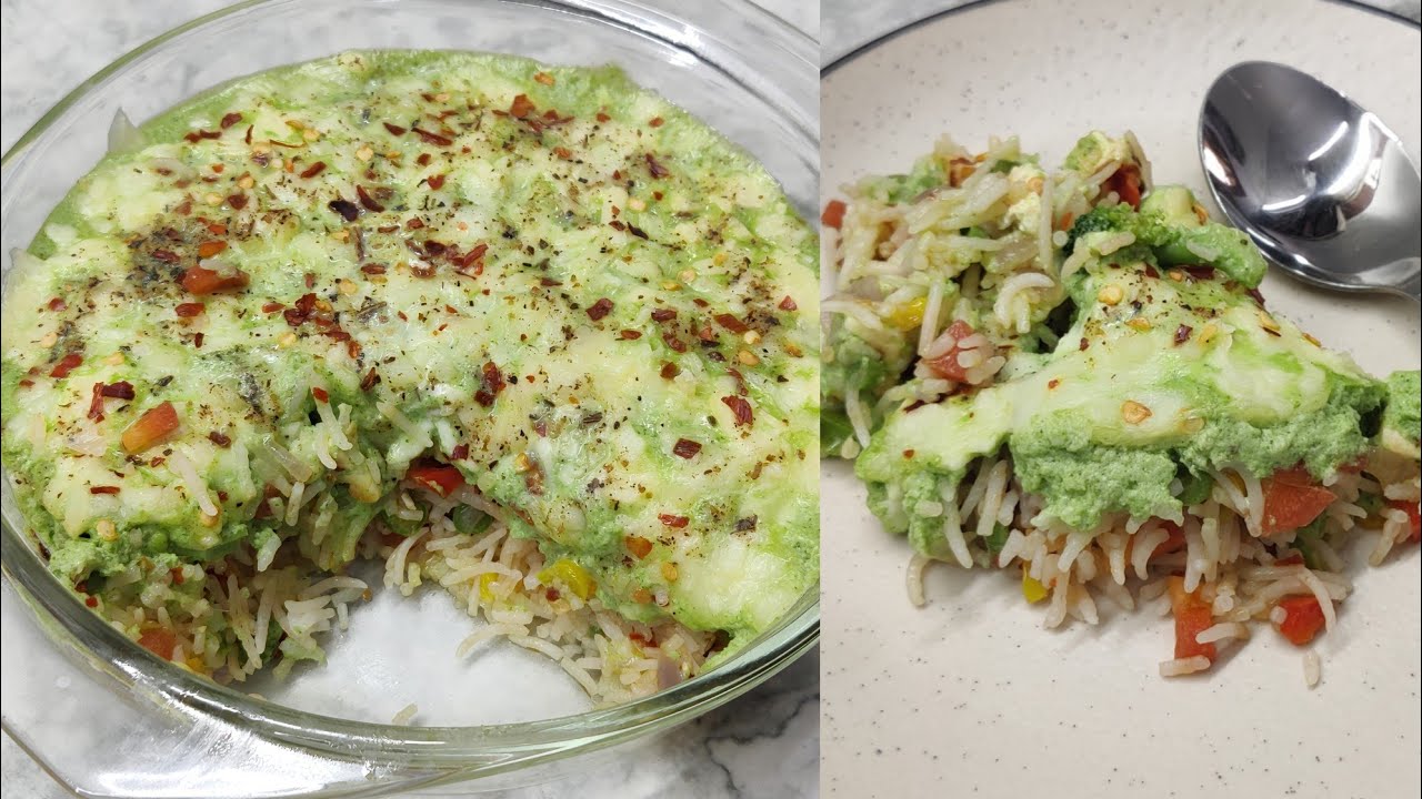 Broccoli Baked Rice Recipe | Broccoli Recipe | Broccoli Paneer StirrFry | Baked Rice | Fusion Recipe