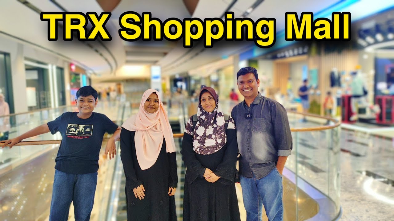 💥 மலேசியா TRX Shopping Mall Vlog | Asraf Vlog | Kuala Lumpur Malaysia