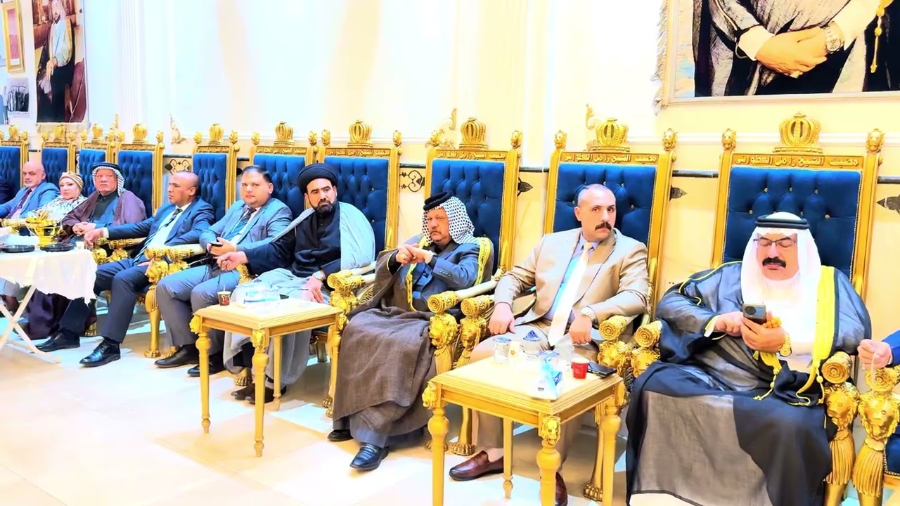 يقيم الشيخ صدام العطواني مؤتمر حول تعزيز السلم المجتمعي بحضور زعماء الطوائف ورجال الدين ومنظمات 
