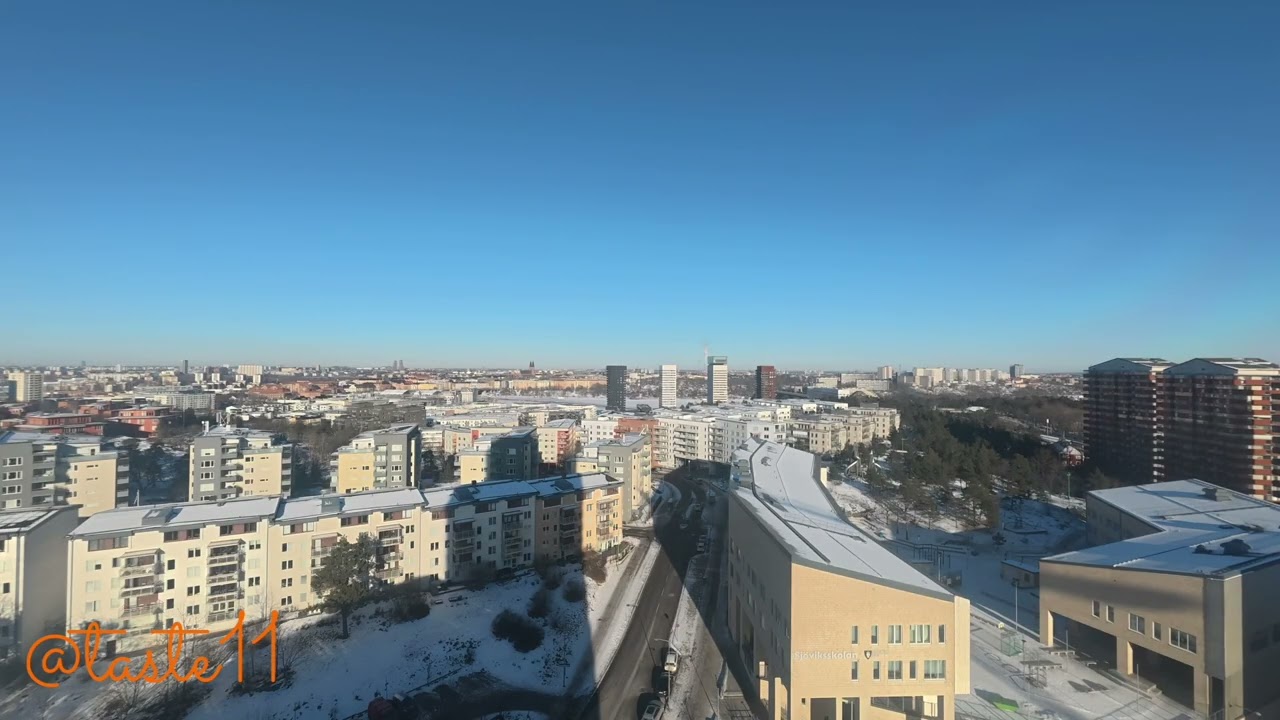 Sunny day at Liljeholmen, Stockholm
