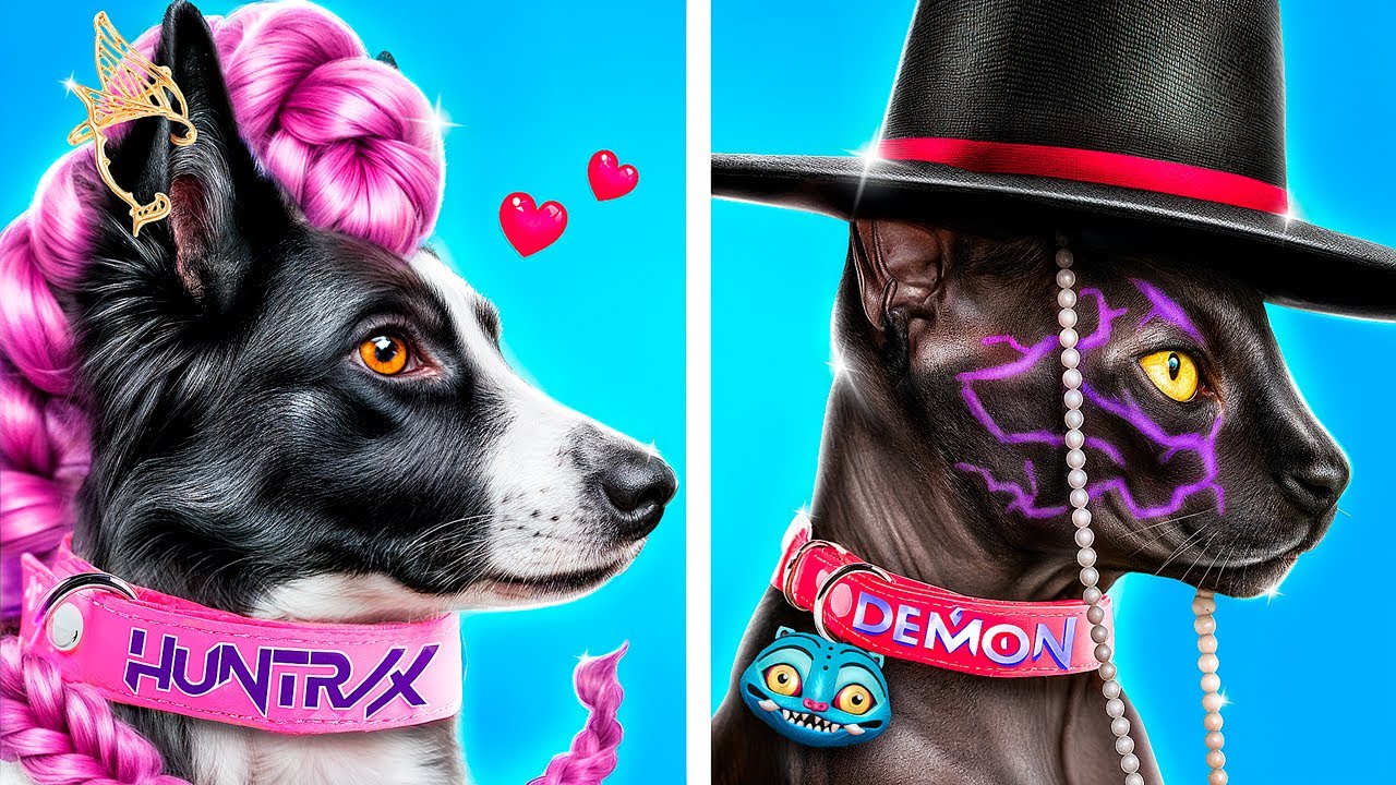 K-Pop Demon Hunters Save Missing Dog! Cute Pet Rescue Story