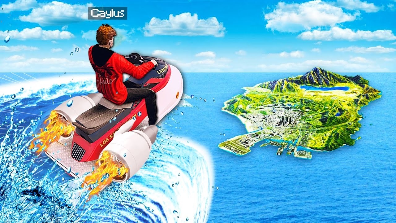 Jumping EVERY CAR Across ENTIRE MAP in GTA 5..