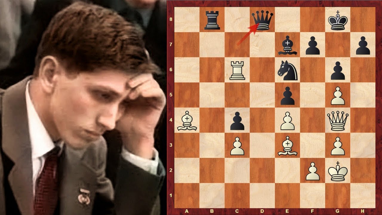 Amazing Chess Game:  Bobby Fischer : Bobby Fischer vs. Shocron - Mar Del Plata 1959 - Ruy Lopez