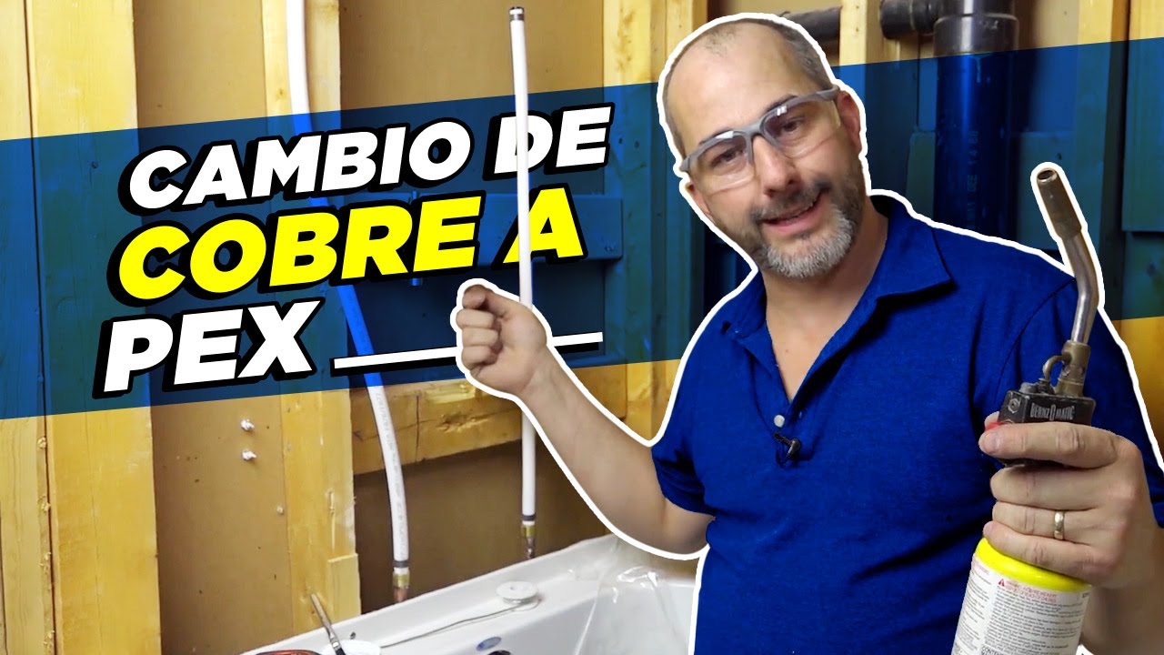 Como cambiar las tuberías de la ducha y el baño de cobre a PEX