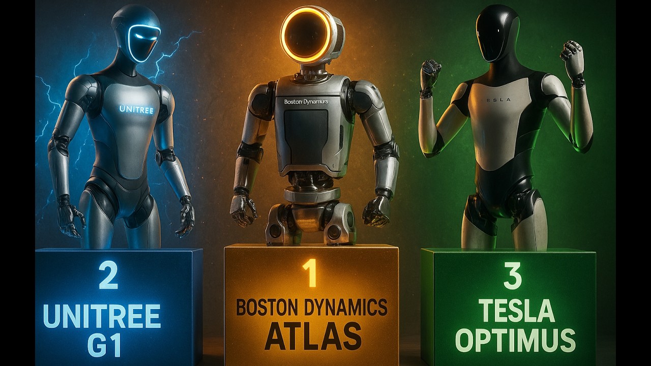 Unitree G1 vs Boston Dynamics Atlas vs Optimus Gen 2 Robot&ndash; Who Wins?