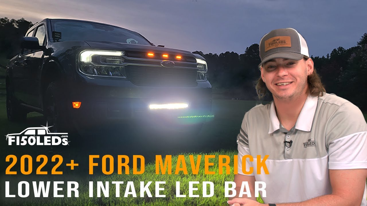 2022+ Ford Maverick LED Bar Lower Intake Installation F150LEDS