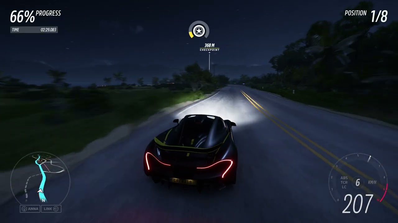 The Crew 2 McLaren P1 Gold Line edition Pro Settings (2013) (max 320)