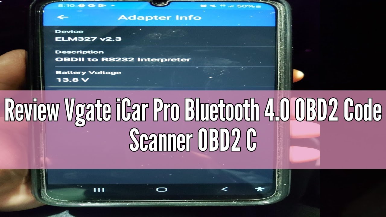 Review Vgate iCar Pro Bluetooth 4.0 OBD2 Code Scanner OBD2 Car Diagnostic Tool for iOS iPhone iPad/A