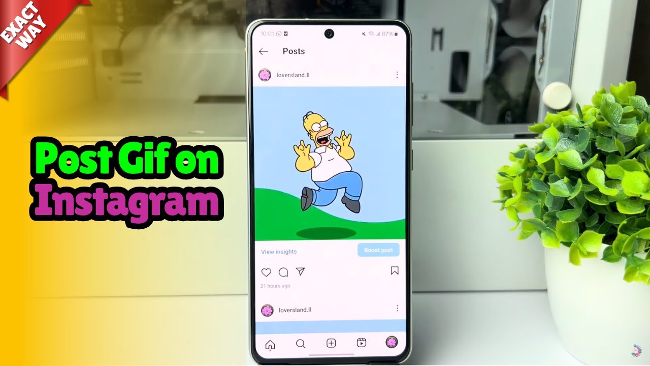 How to Post Gif on Instagram 2026 | EXACT WAY!