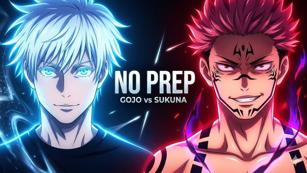 Gojo vs Sukuna NO PREP, NO Mahoraga – The Truth