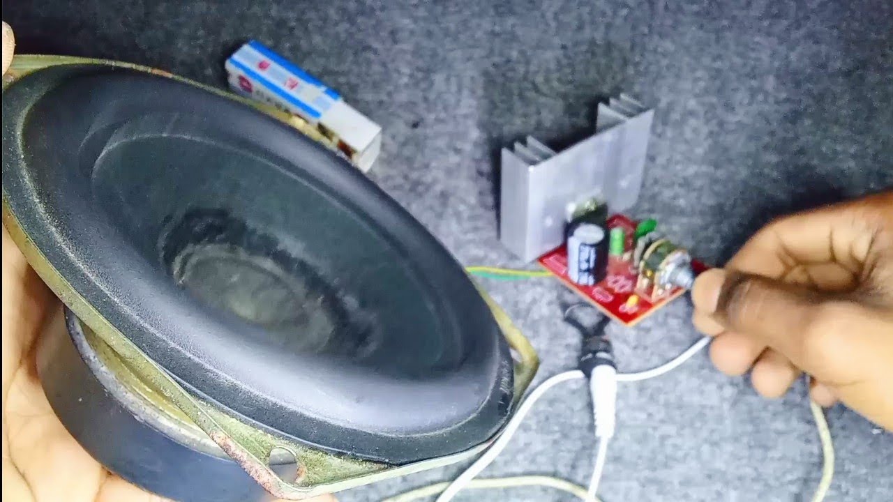 Tda7297 ic amplifier bord full power test 