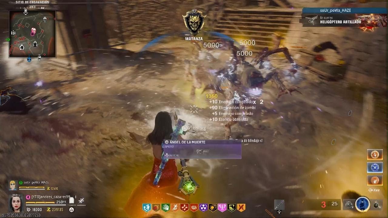 Ronda 56 con Extracción, CAOS MALDITO, THE TOMB - BO6 [ZOMBIES] - @Angel-Cazares