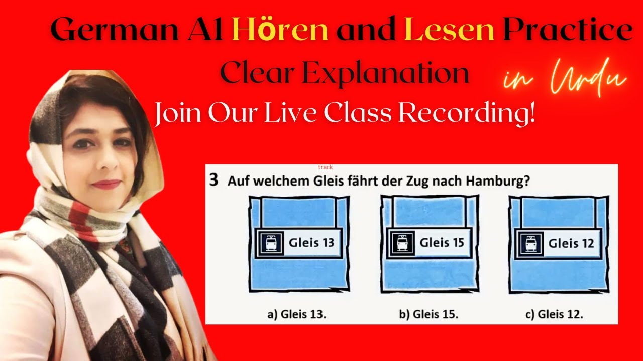 German A1 Hӧren and Lesen Practice - Explained in Easy Way