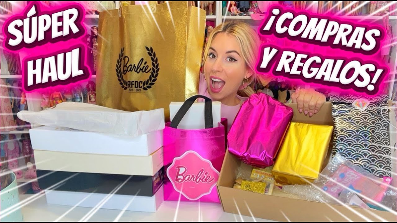 ¿DE VERDAD ME TRAJE TODO ESTO? 😱✨ HAUL GIGANTE de la Convención Barbie en Roma