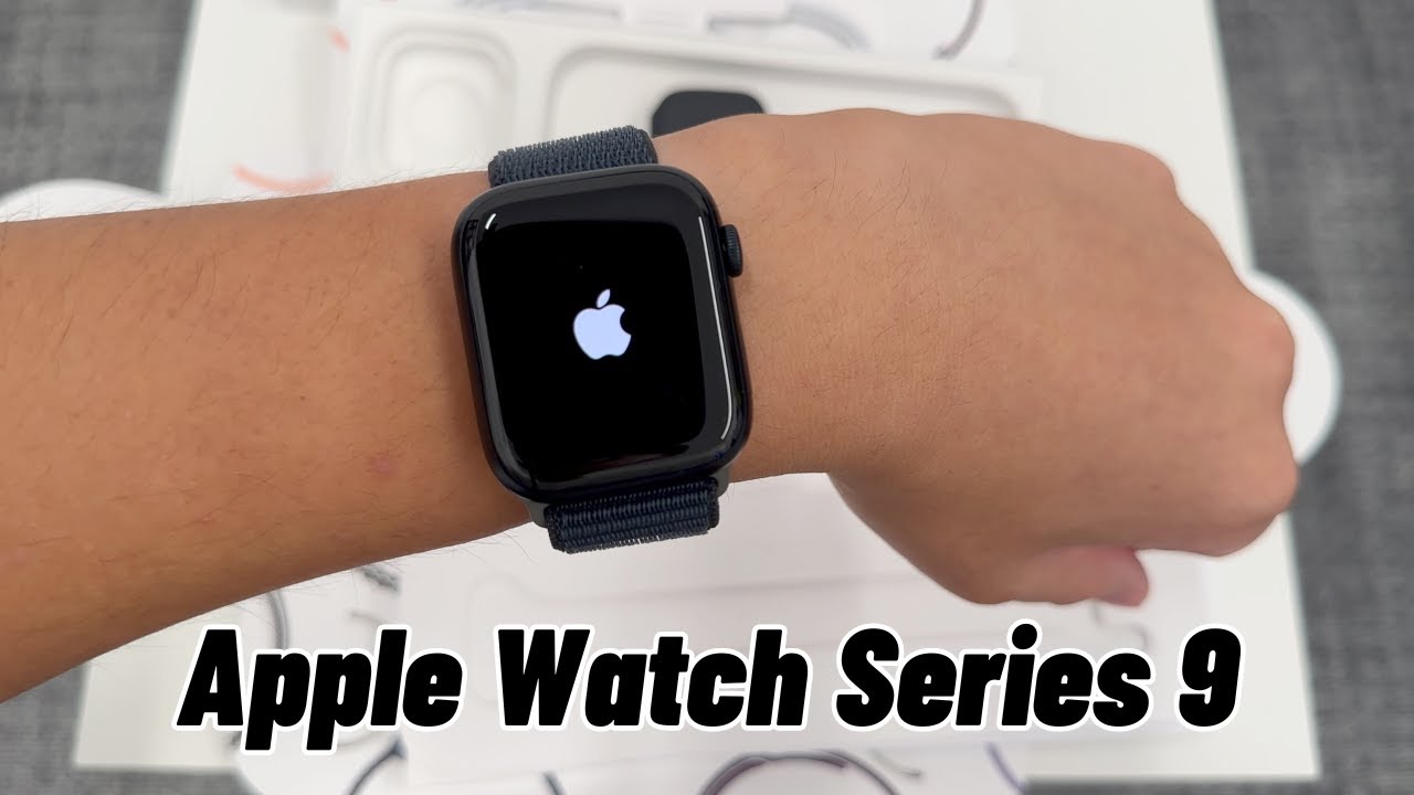 Apple Watch Series 9 Unboxing [45mm Midnight Aluminum Case with Midnight Sport Loop]