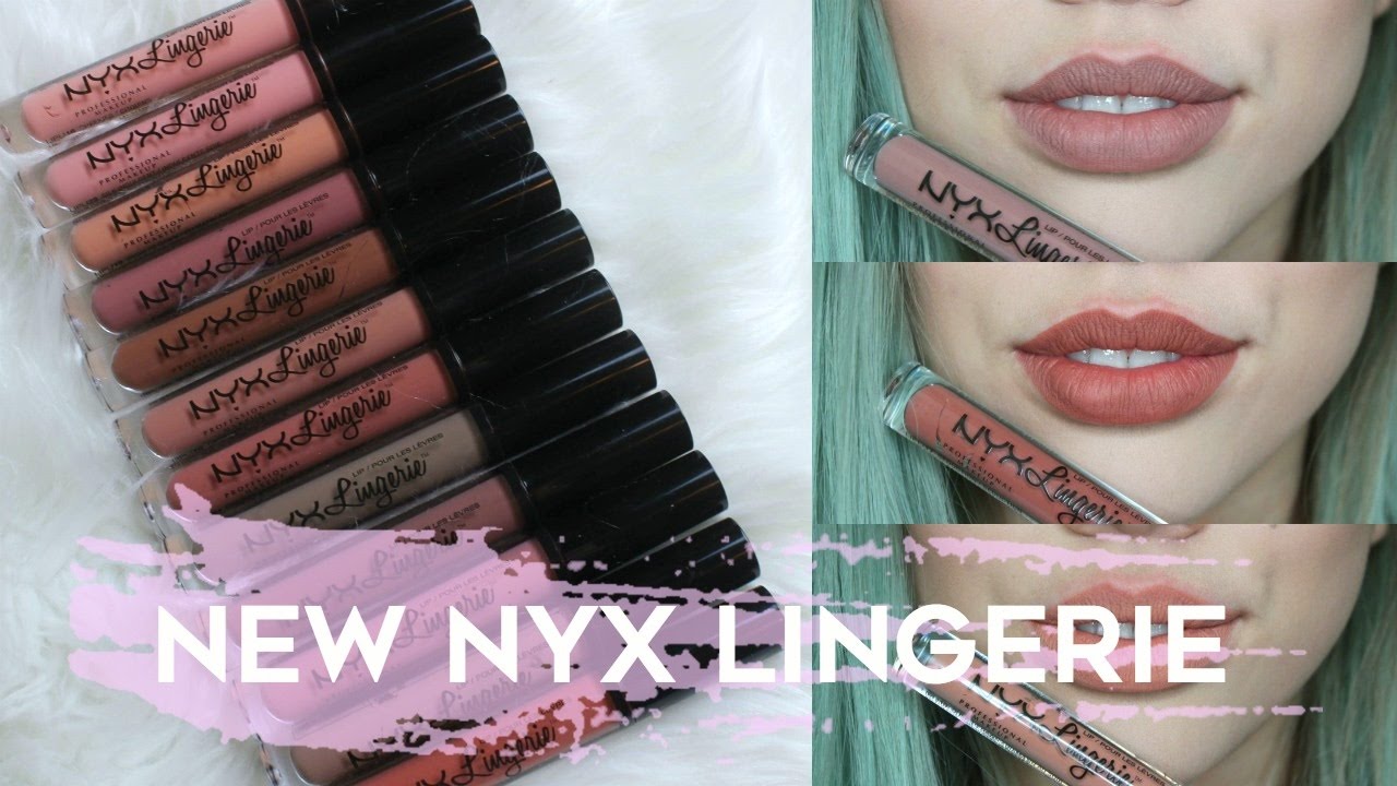 12 New Nyx Lip Lingerie Liquid Lipstick | Swatch & Review