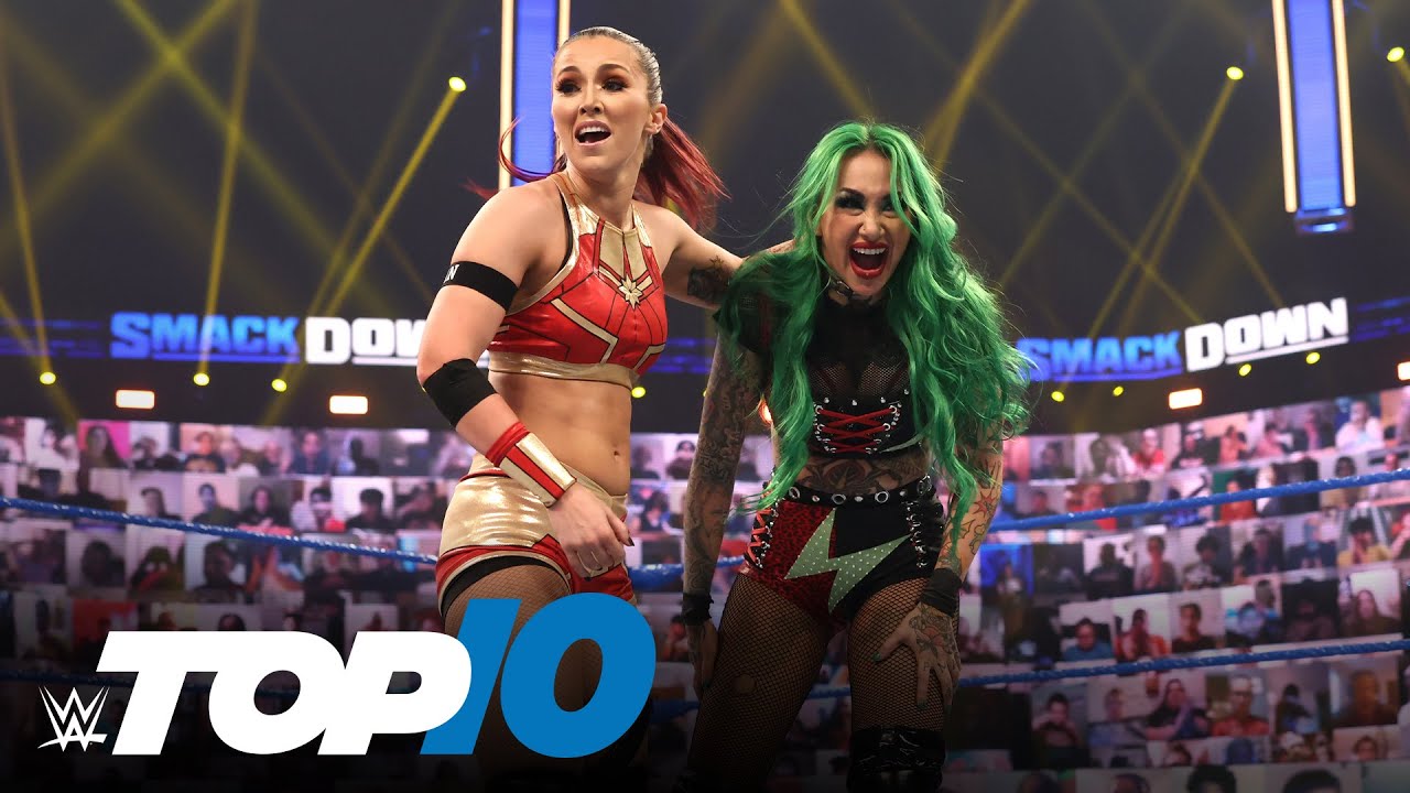 10 лучших моментов пятничного SmackDown: WWE Top 10, 9 июля 2021 г.