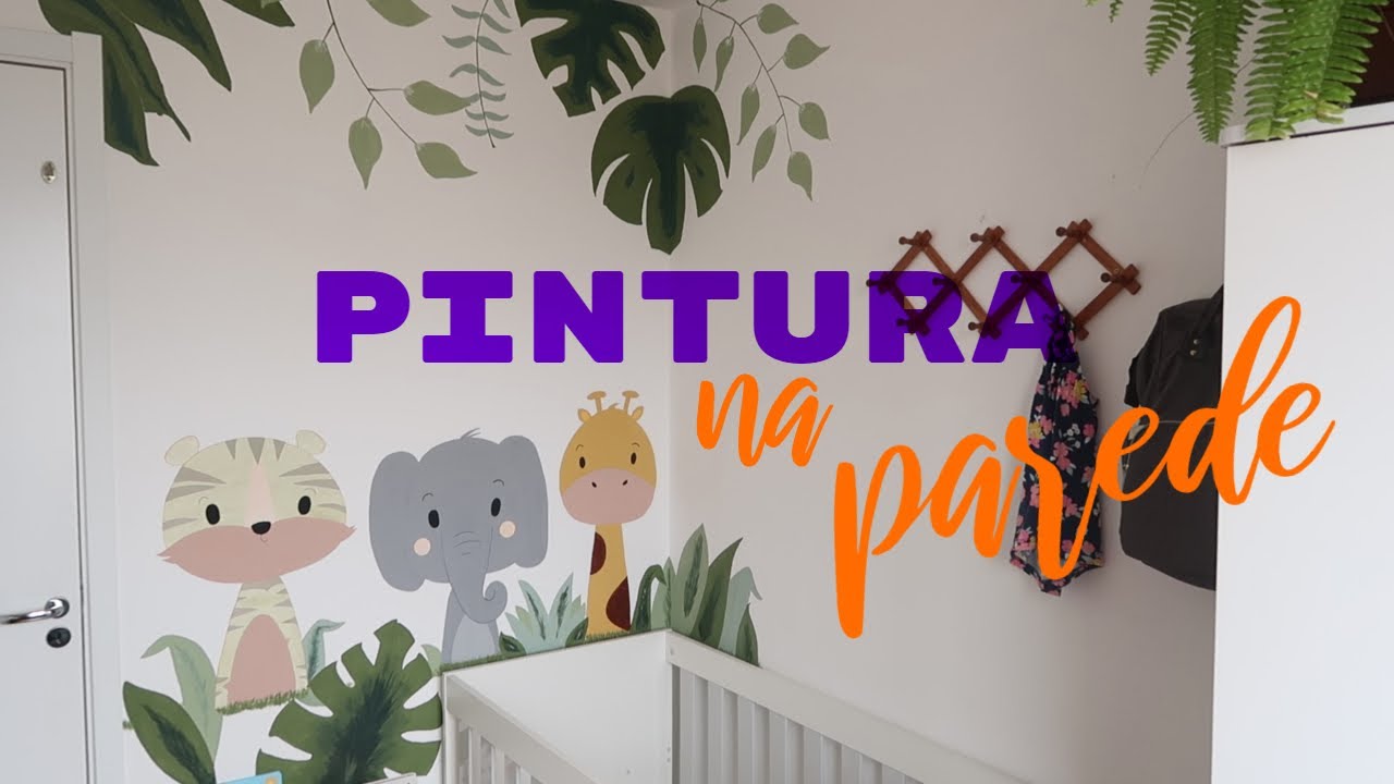TRANSFORMAÇÃO DO QUARTO DA BEBÊ | PINTURA NA PAREDE