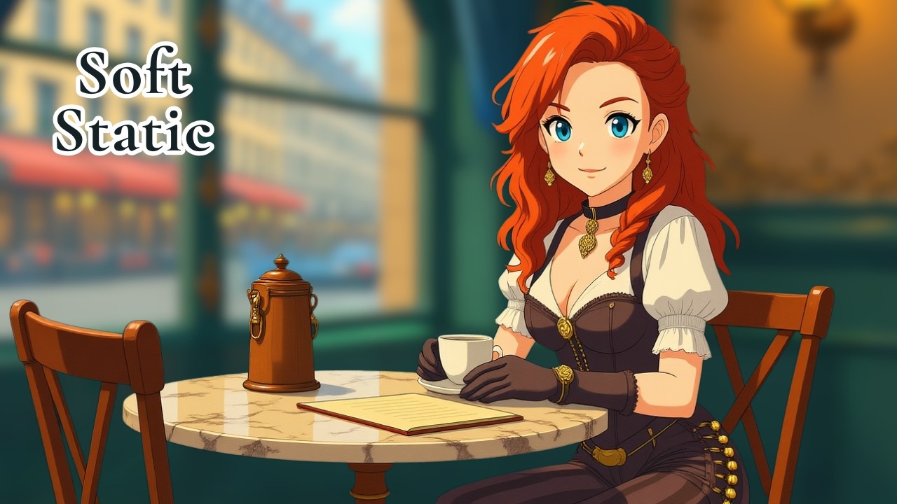 Soft Static ☕️ French Café Lo-Fi Chillhop (Trumpet Jazz & Slow Mornings)