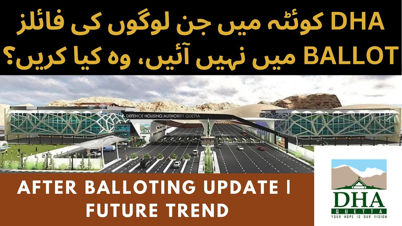 DHA Quetta | Balloting Results | What's the future of missed files? | Global Marketing