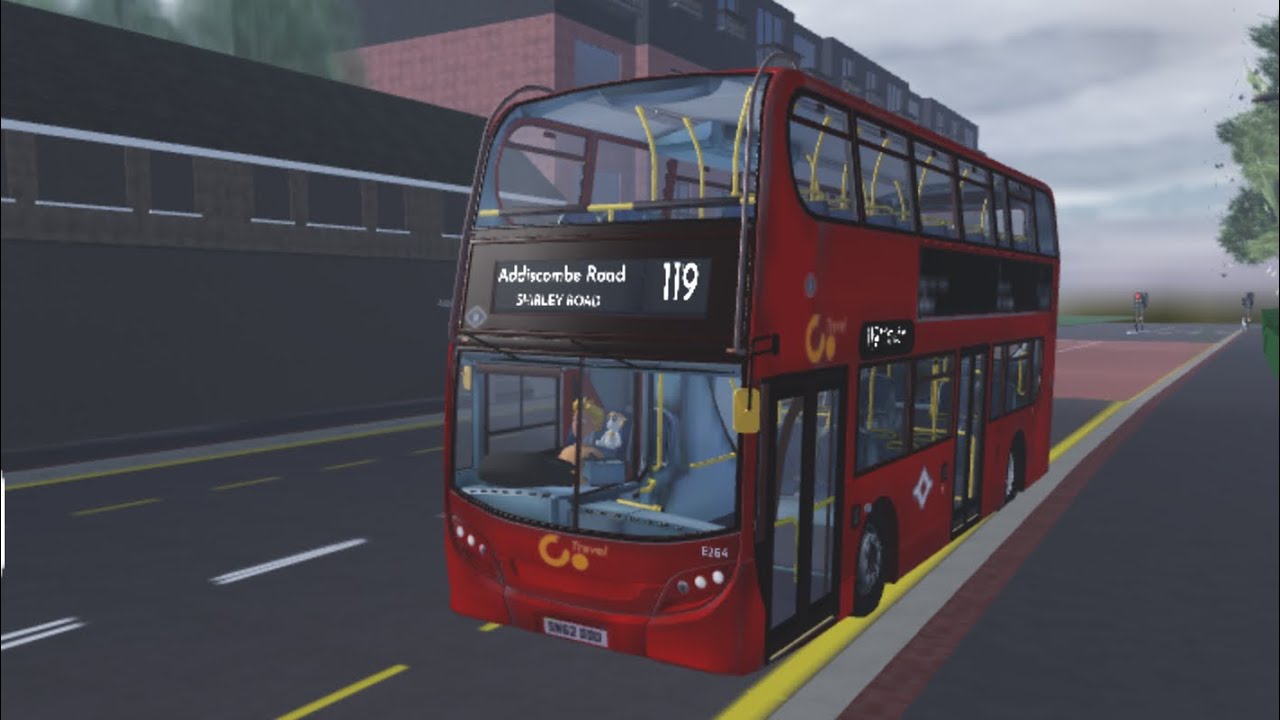 119 to Shirley, Lower Addiscombe Road (Croydon: London Bus Simulator)