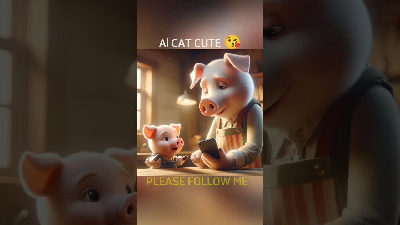 The Magical Phone Hunt #ngocez #ezart #shortvideo #pig #funny
