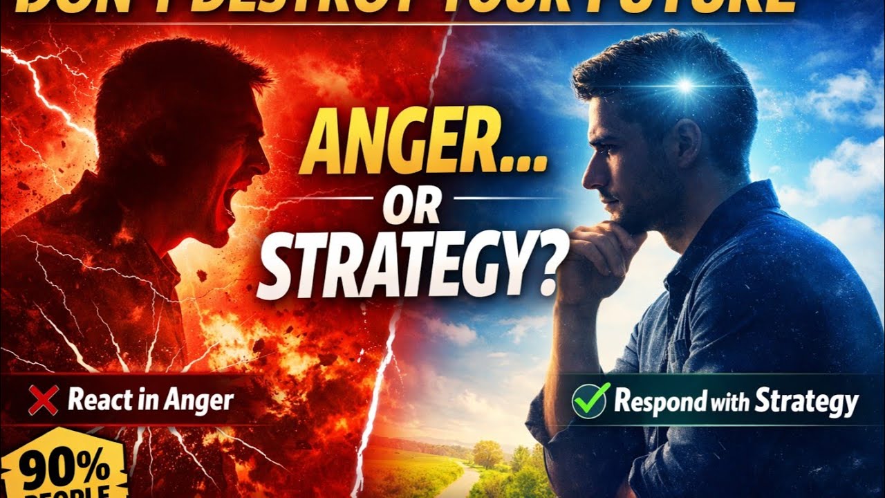 React With Anger or Respond With Strategy – The Dark Secret of Success ⭐