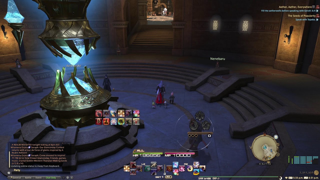 Forked Tower Blood (Trios Prog - Aether) - FFXIV Dawntrail [No Commentary]